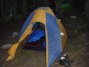 Our Shelter on Marble Mountain