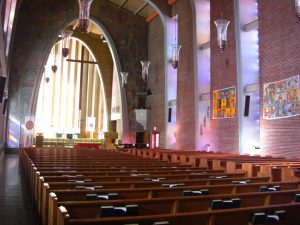 The inside of Weaver Chapel at Wittenberg. Jess and I didn't get married there, but many Wit couples have.