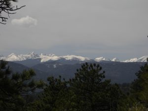 The Indian Peaks from Mount Sanitas.