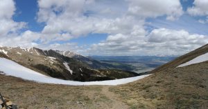 The view from Hope Pass at 12,540 feet.
