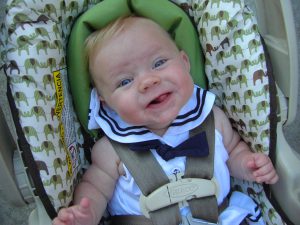 Who can resist a baby in a sailor outfit?