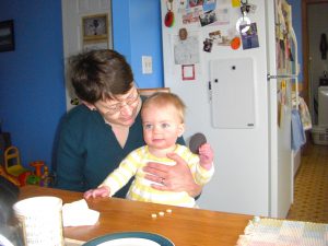 Phoebe and Grandma.