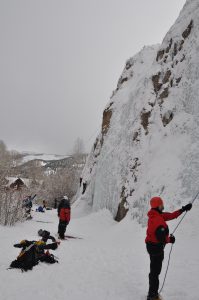 The Lake City Ice Park the day after the festival; this is a moderately busy day.