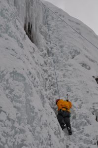 Here I am shaking out some pump about half way up the comp route. Believe it or not, the routes steeper than it appears in this image.