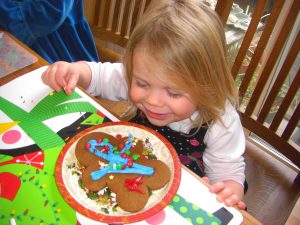 This is going to be one delicious gingerbread man!