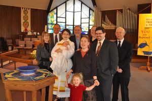 The whole family: Grammie, Pappy, Grandma, Benjamin, Grandpa Gribble, Jess, Phoebe, Martha, Dave, and Grandpa.