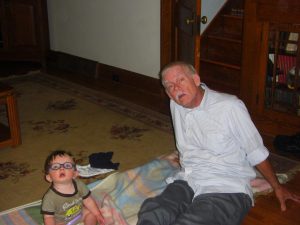 Grandpa and Benjamin...two peas from the same pod.