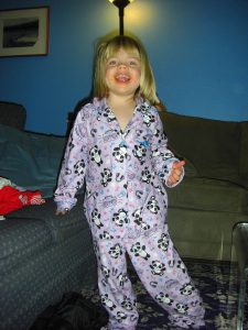 New pajamas from Santa.