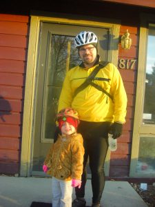 Headed out for a bike ride.
