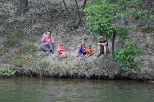 We "hiked" down to the lake to take a look. Mostly we heard a lot of power boats.