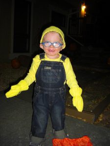 Our little minion.