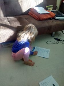 Worksheets on a sick day.