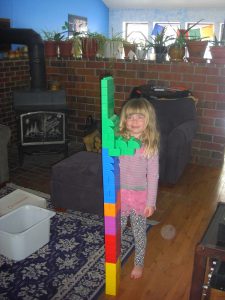 Every single Lego was necessary for this huge rocket!